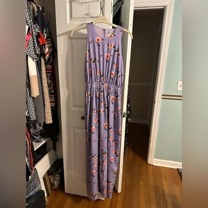 Viva Aviva Purple maxi with flowers